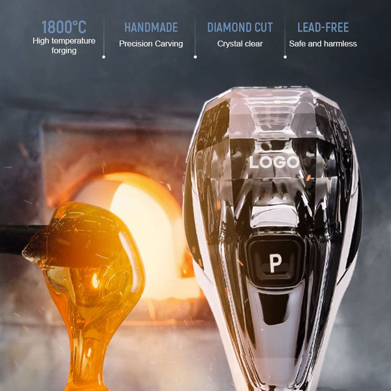 Kryształowa gałka dźwigni zmiany biegów