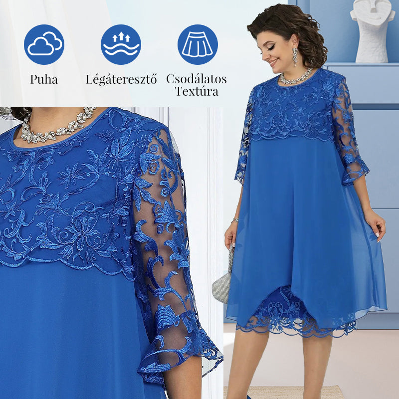 Rochie midi din dantelă de damă