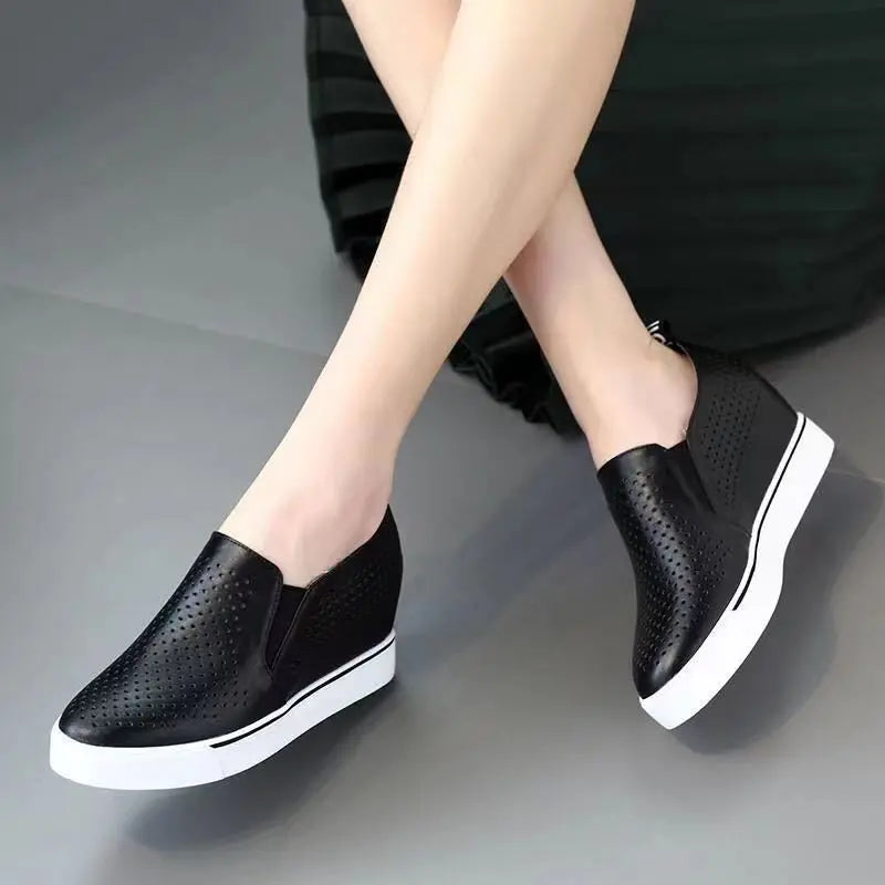 🔥【34-41】Pantofi casual pentru femei, vara 2025, din piele moale și talpă groasă