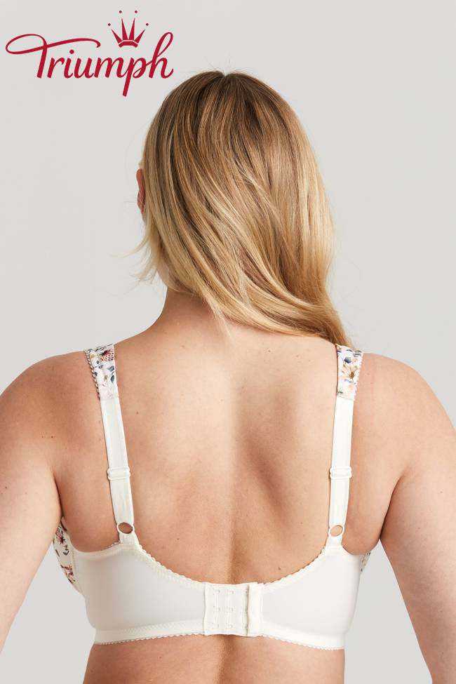 Biustonosz Triumph® 3-częściowy💖 z koronki z kwiatowym haftem