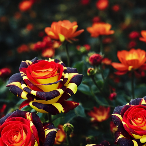 Rzadka róża "Firebird" - Love Flower