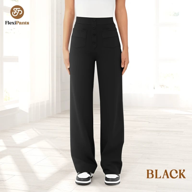 🔥49% REDUCERE - 🔥- Pantaloni casual elastici cu talie înaltă pentru femei