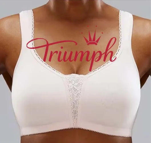 👙TRIUMPH - [3 buc] 🔥50% reducere sutien alb sexy din dantela marime