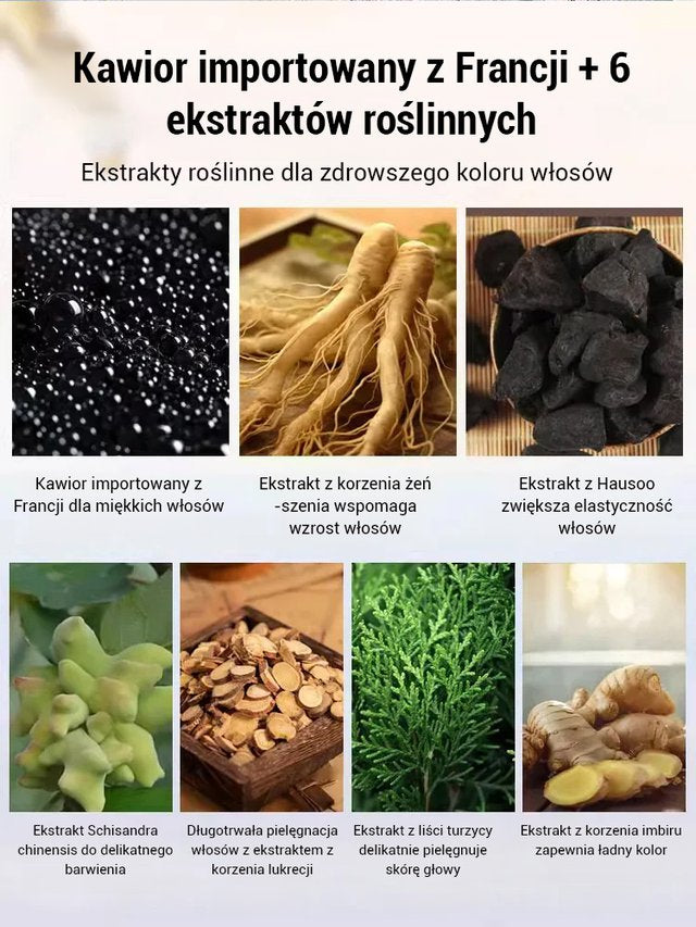 🔥Roślinny krem koloryzujący do włosów