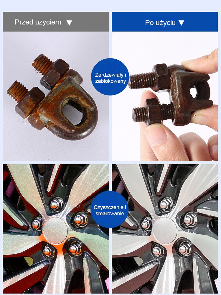 Spray antykorozyjny do samochodu