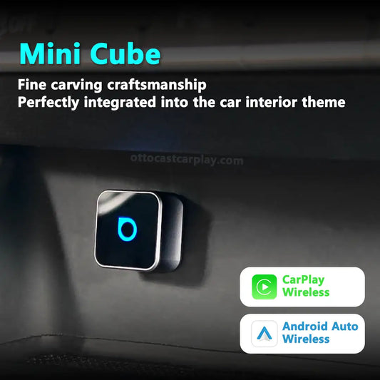 Ottocast Mini 3.0 Ultra Cube bezprzewodowy adapter CarPlay Android Auto
