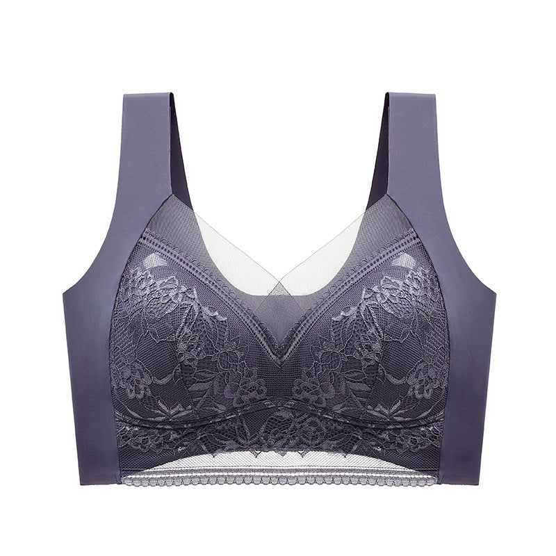 👙 Sutien din dantelă pentru femei super confortabil și moale, fără inel de oțel【✨1 + 1 gratuit】