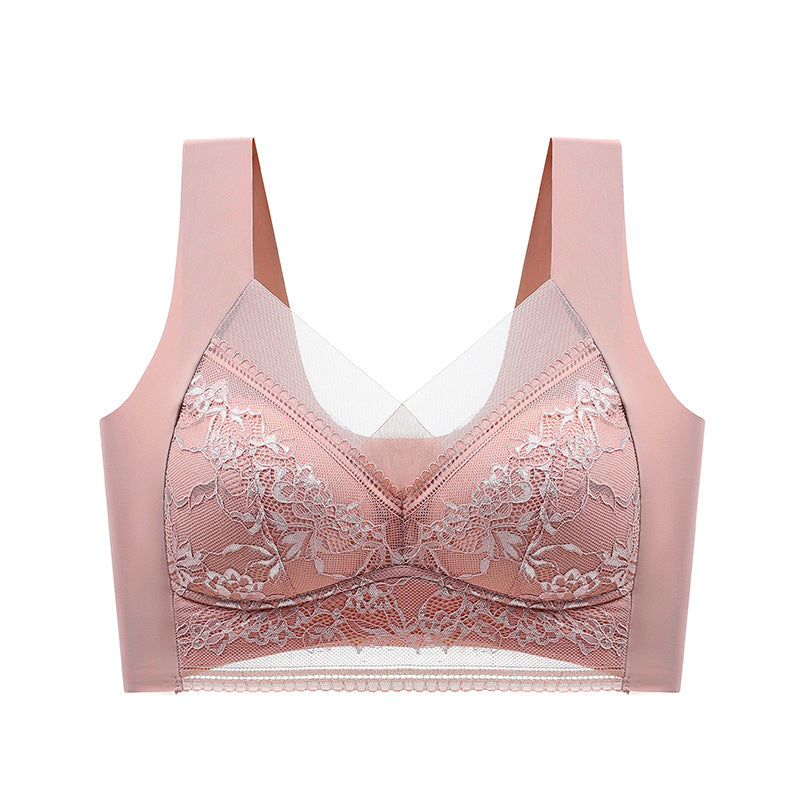 👙 Sutien din dantelă pentru femei super confortabil și moale, fără inel de oțel【✨1 + 1 gratuit】