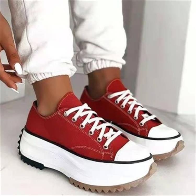 💝Vânzare limitată 50% REDUCERE🔥🔥Adidași de damă cu platformă cu șireturi și tocuri
