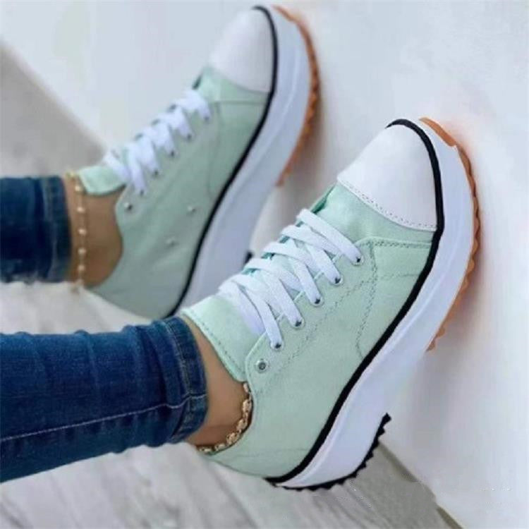 💝Vânzare limitată 50% REDUCERE🔥🔥Adidași de damă cu platformă cu șireturi și tocuri