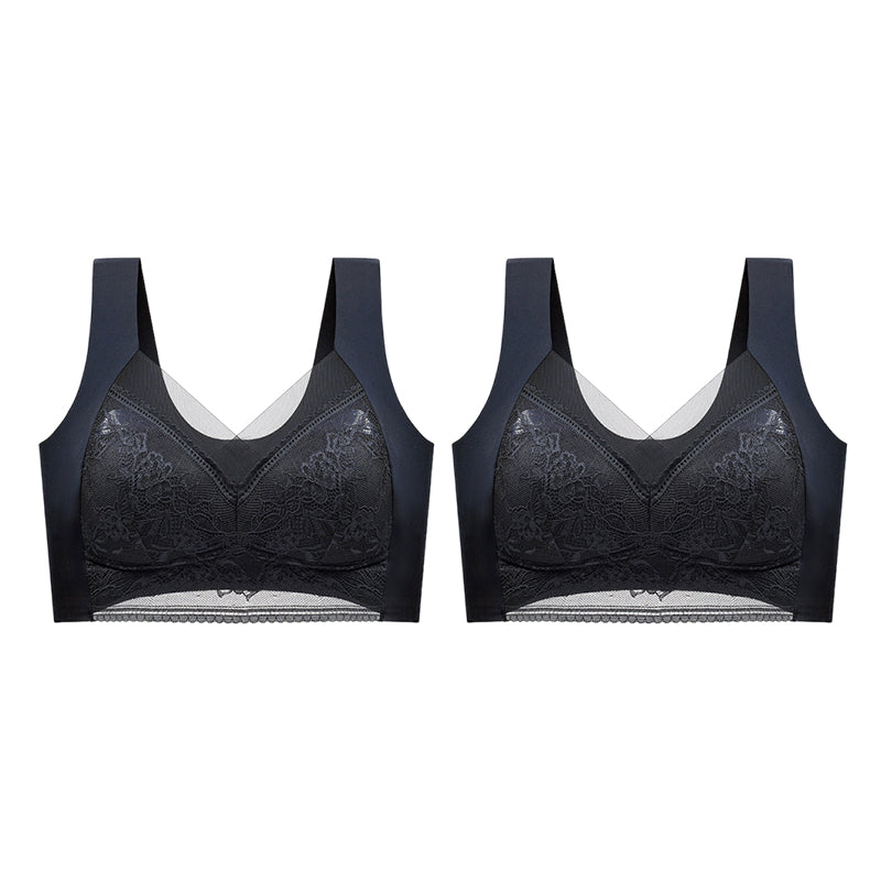 👙 Sutien din dantelă pentru femei super confortabil și moale, fără inel de oțel【✨1 + 1 gratuit】
