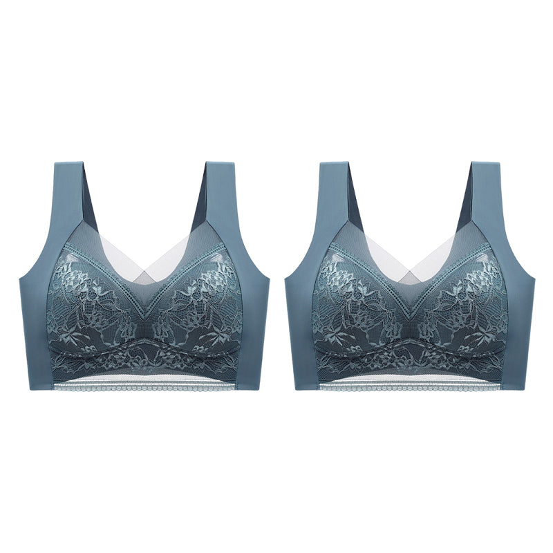 👙 Sutien din dantelă pentru femei super confortabil și moale, fără inel de oțel【✨1 + 1 gratuit】