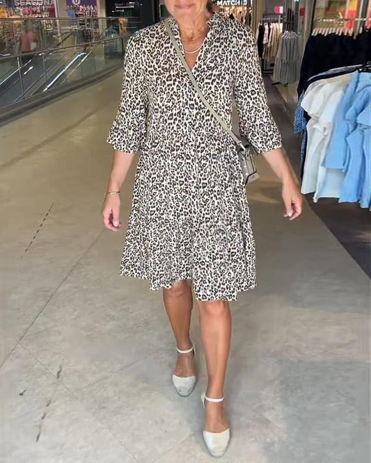 Sukienka w panterkę