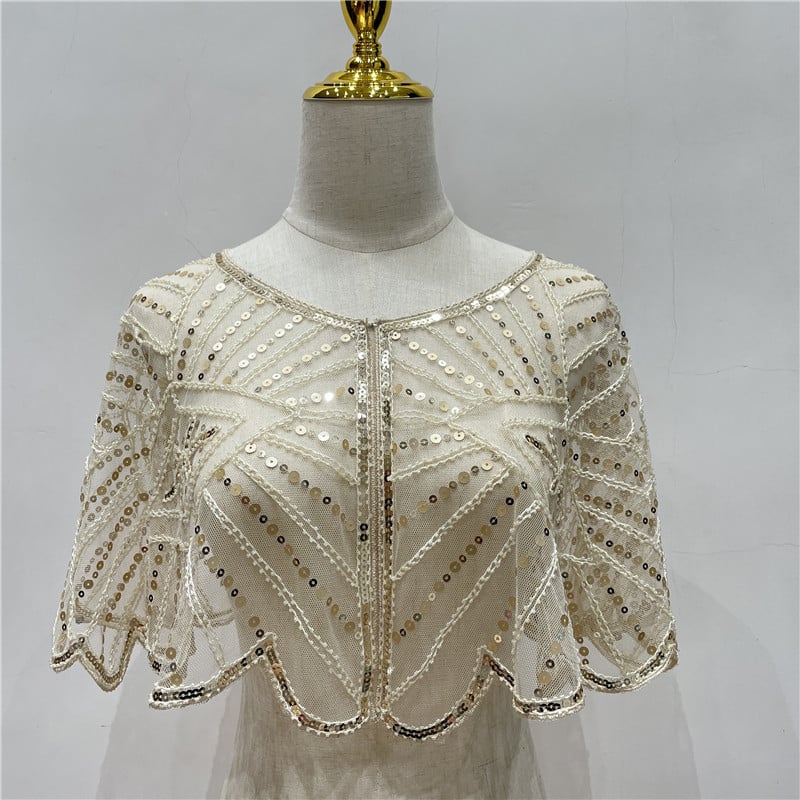 ⏳Ofertă limitată în timp  ⏰ Șal Vintage Lace Beaded