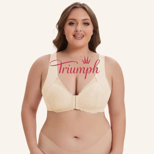 Triumph - (3 szt.) 5D Formowany biustonosz z zapięciem z przodu i bez fiszbin