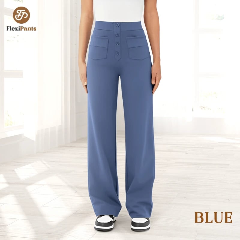 🔥49% REDUCERE - 🔥- Pantaloni casual elastici cu talie înaltă pentru femei