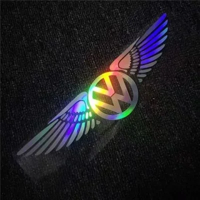 Laserowa naklejka na samochód 3D Angel Wings ✧4PCS✧