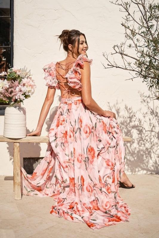 🍓Rochie plisată sexy și elegantă cu imprimeu