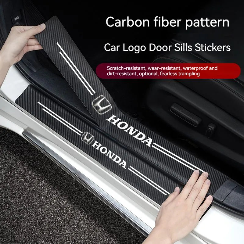 Black Friday ✨50% OFF ✨Carbon Car Door Sills Stickers✨9PCS ✨