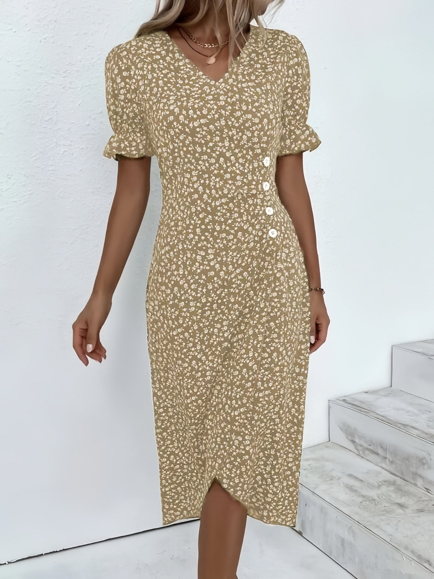 🌷Rochie casual dama, rochie wrap, rochie florala