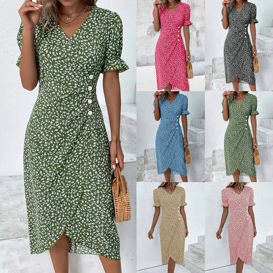 🌷Rochie casual dama, rochie wrap, rochie florala