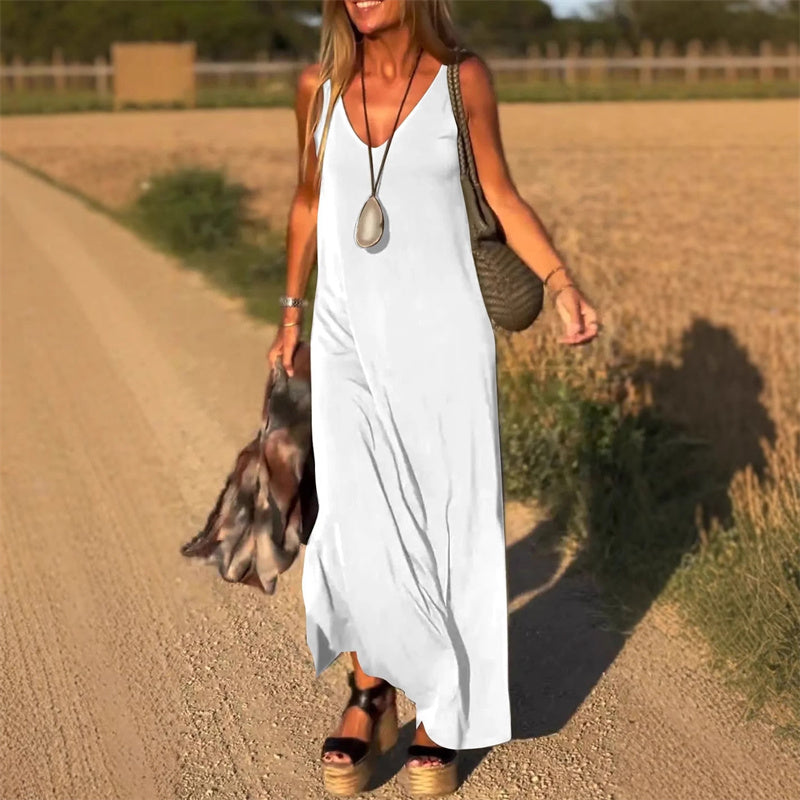 🔥👗Rochie maxi pentru femei cu decolteu în formă de inimă