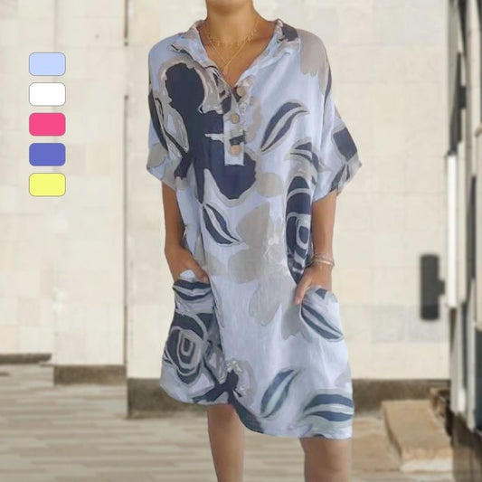 🔥Rochie casual eleganta cu imprimeu pentru femei