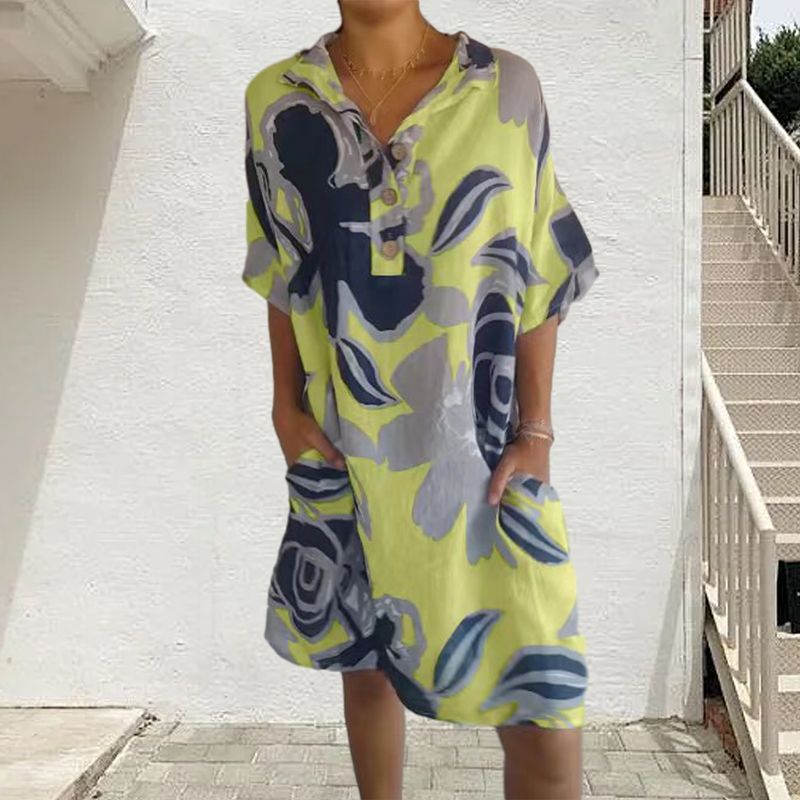 🔥Rochie casual eleganta cu imprimeu pentru femei