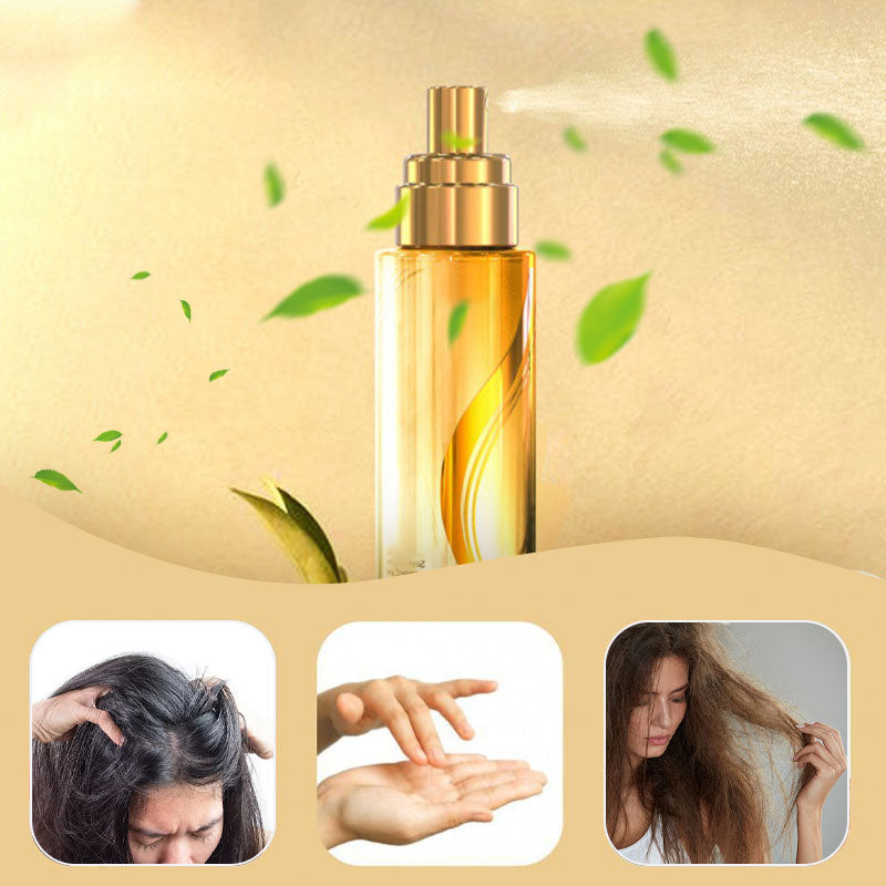 ✨Cadouri pentru îngrijirea părului💞Spray cu ulei ușor de înmuiere a părului de lungă durată
