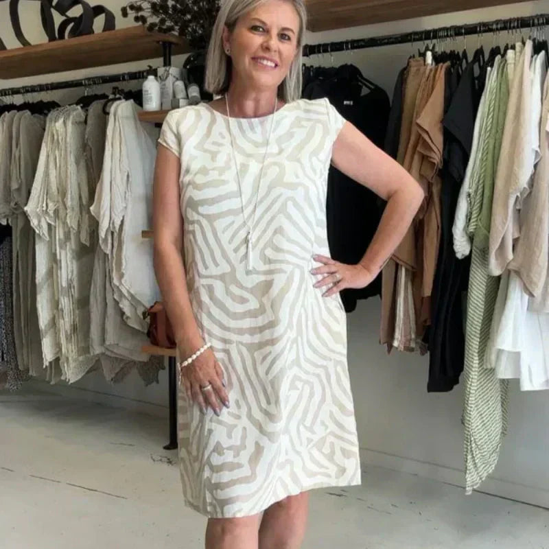 🎁2025 Bohemian Vintage drukowane sukienki casualowe👗