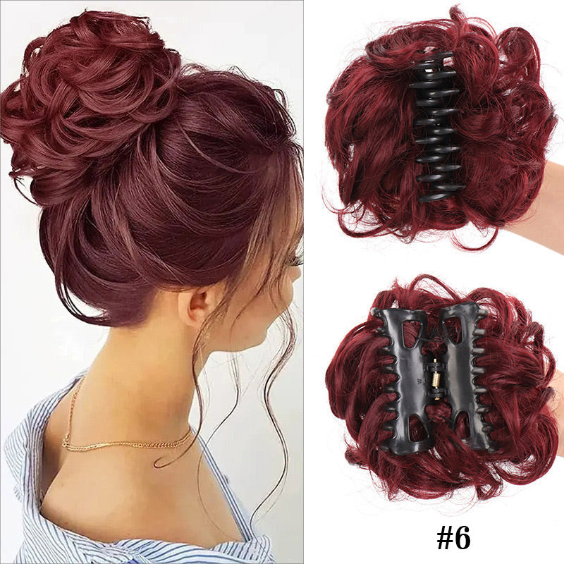 Perucă cu clipsuri pentru păr natural