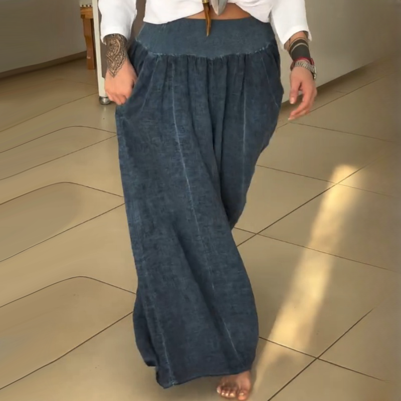 ✨Pantaloni elastici de dama cu buzunare
