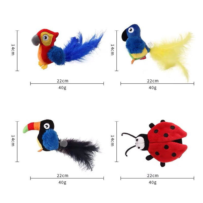 🐱 ZAKTUALIZOWANA ZABAWKA DLA KOTA POLICZKUJĄCEGO🐦