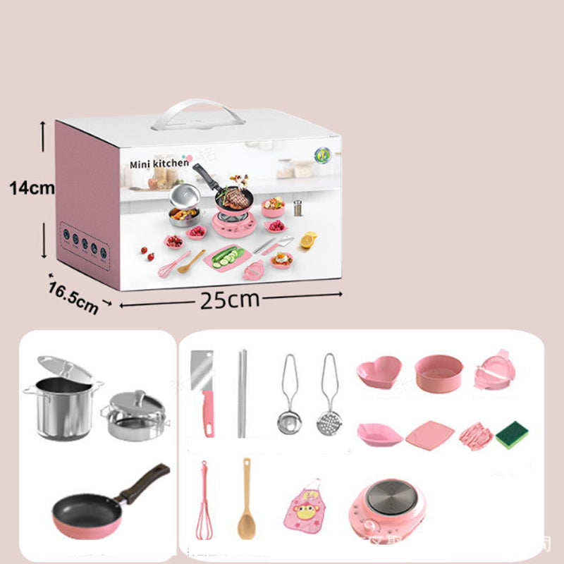 🍳Mini bucatarie (jucarii pentru copii) - set de 22 piese