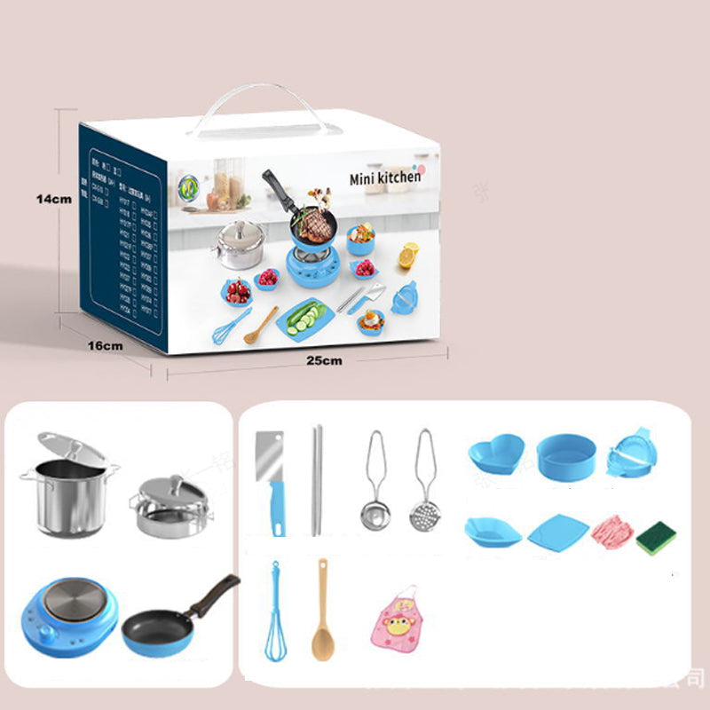 🍳Mini bucatarie (jucarii pentru copii) - set de 22 piese