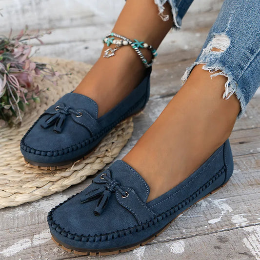 💖Mocasini confortabili, vintage pentru femei