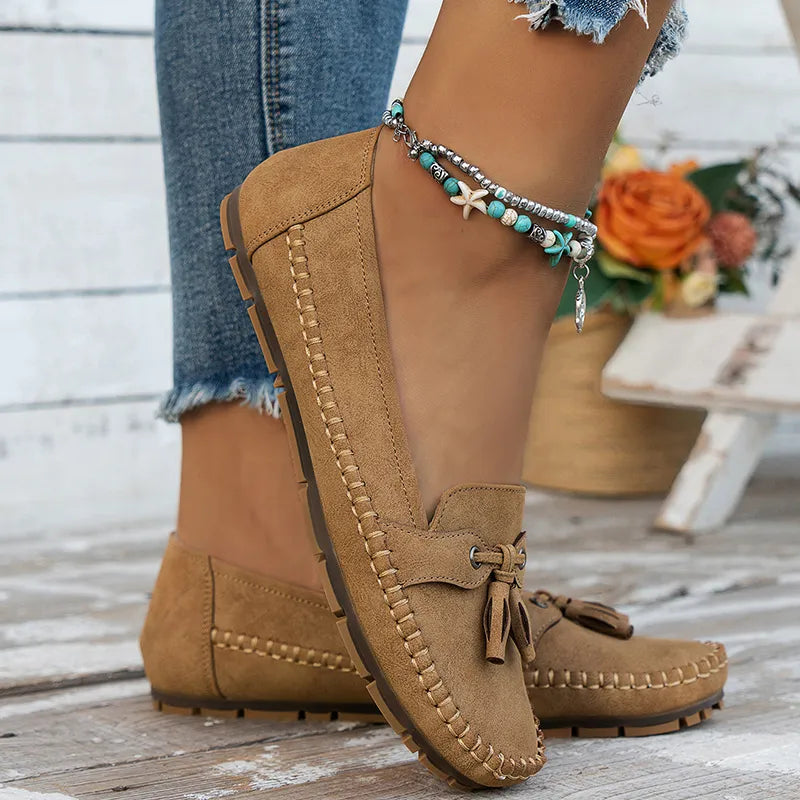 💖Mocasini confortabili, vintage pentru femei