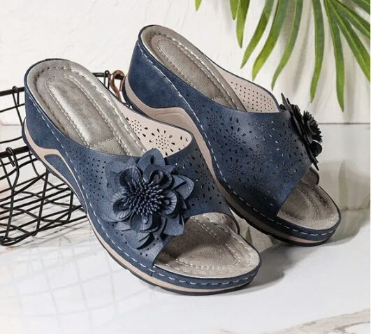 🔥Reducere 🔥 Sandale ortopedice cu suport arc din piele moale
