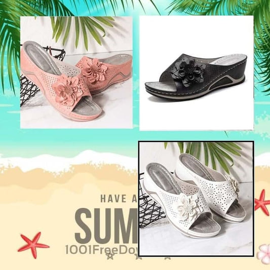 🔥Reducere 🔥 Sandale ortopedice cu suport arc din piele moale