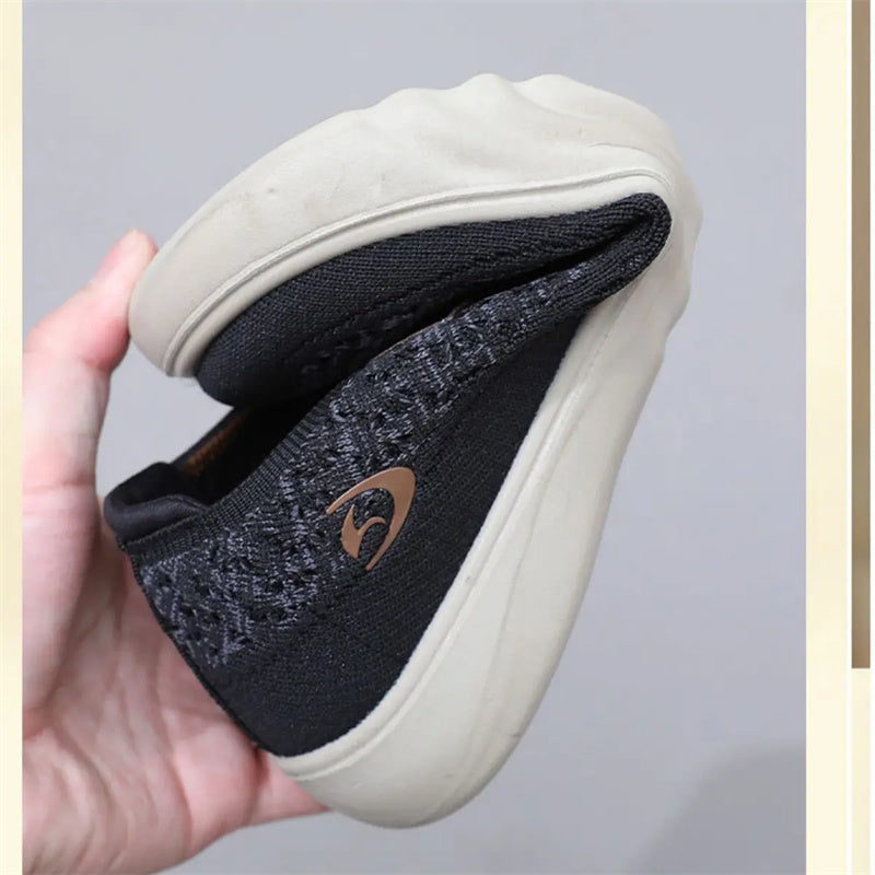 Pantofi de mers tricotat anti-alunecare pentru femei