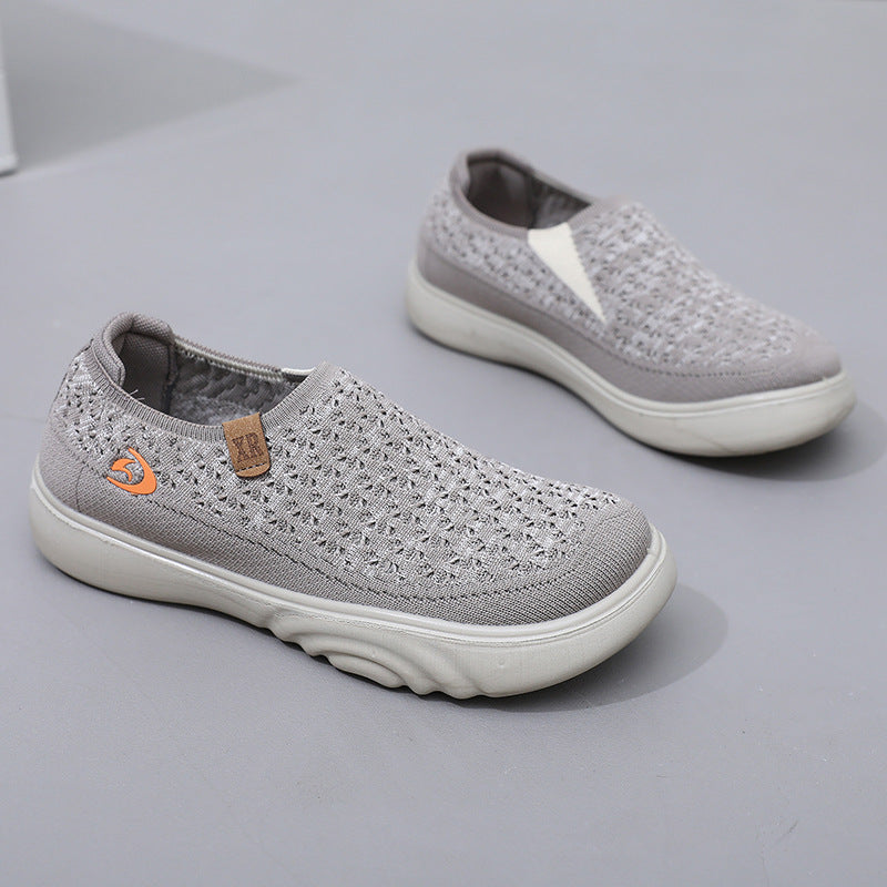 Pantofi de mers tricotat anti-alunecare pentru femei