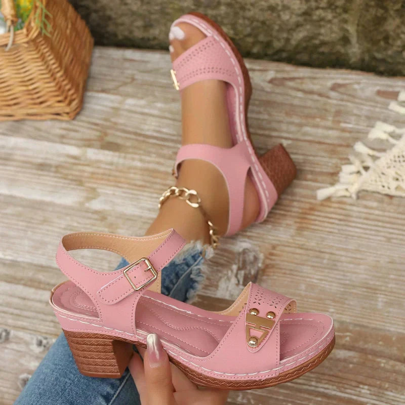 【EU 36-43】👡Sandale de vară pentru femei cu toc înalt