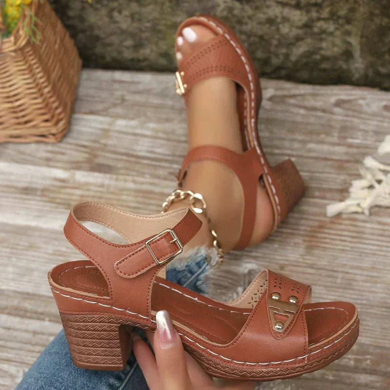 【EU 36-43】👡Sandale de vară pentru femei cu toc înalt