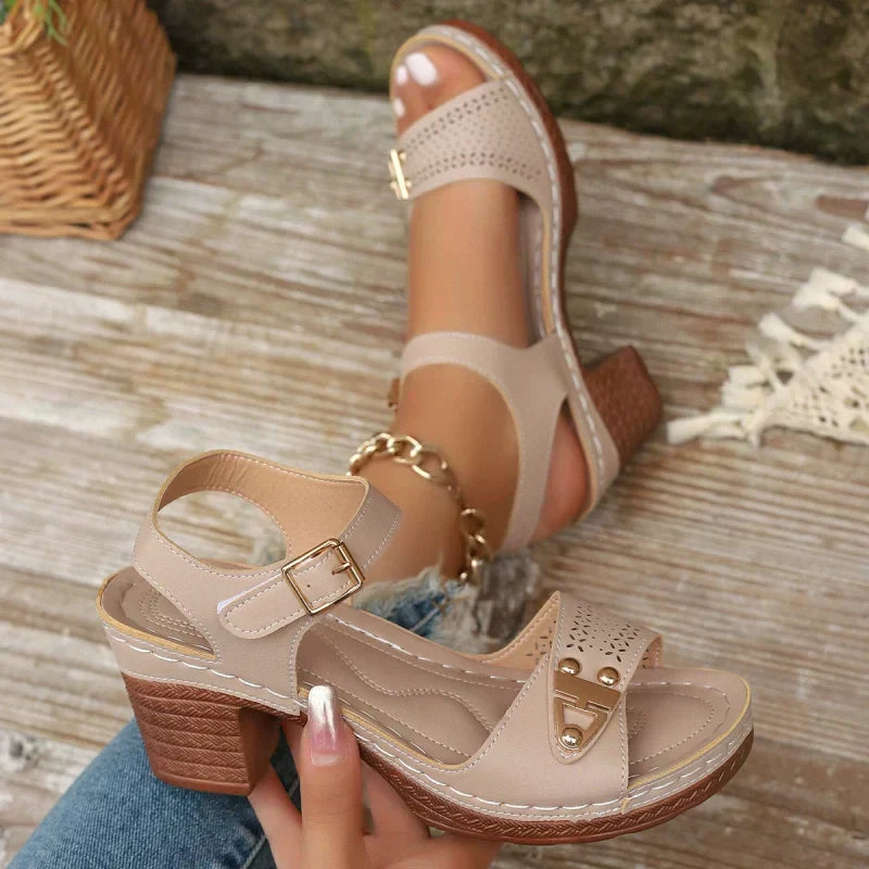 【EU 36-43】👡Sandale de vară pentru femei cu toc înalt