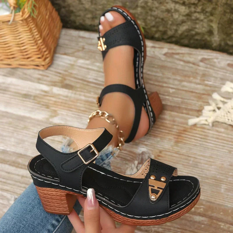 【EU 36-43】👡Sandale de vară pentru femei cu toc înalt