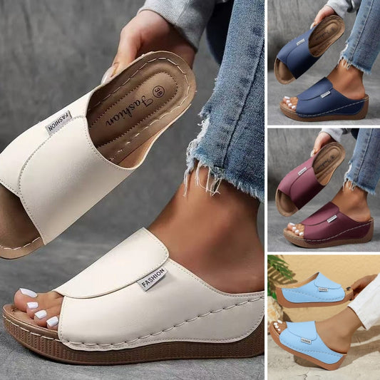 💥Reducere fierbinte🔥Sandale casual cu pană pentru femei