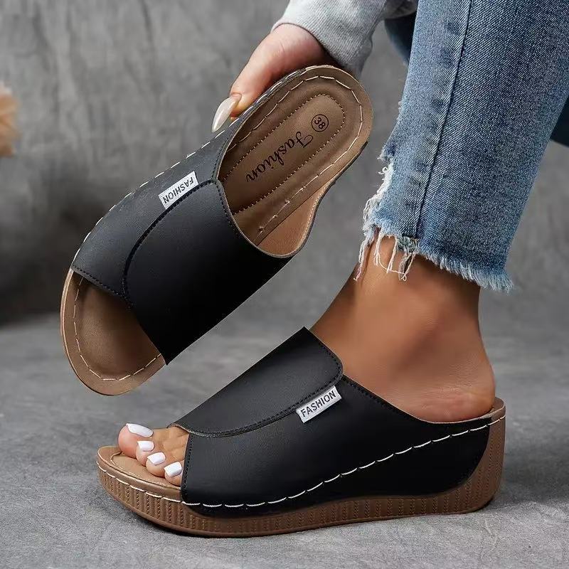 💥Reducere fierbinte🔥Sandale casual cu pană pentru femei