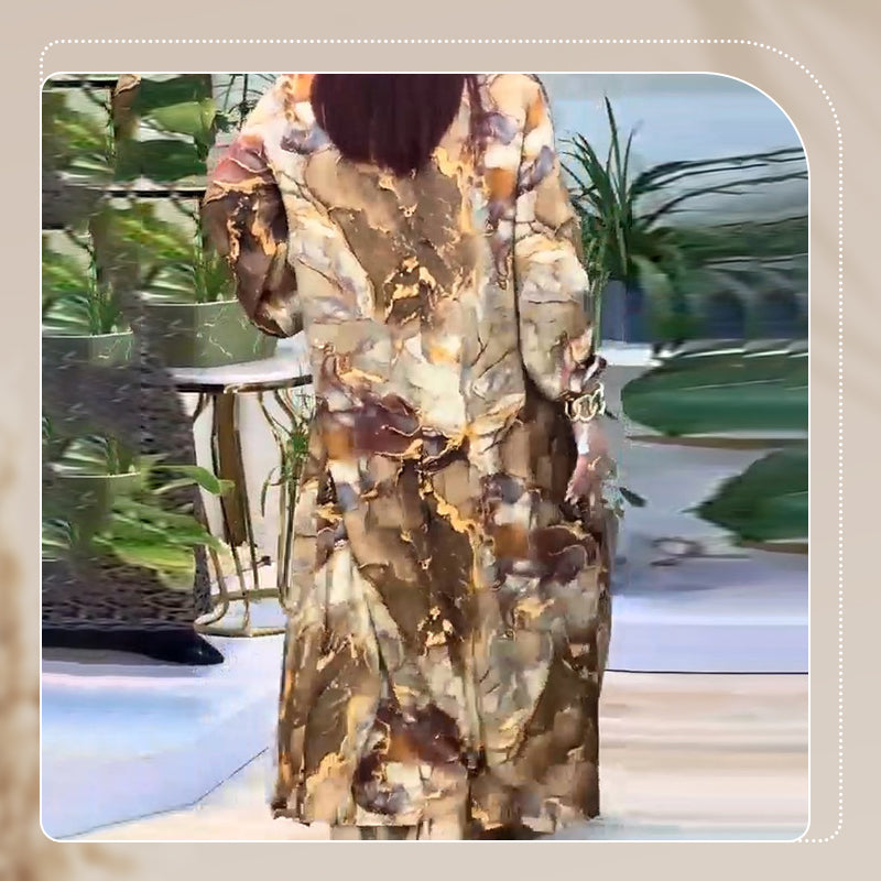 ❤️Dwuczęściowy komplet damski z modnym nadrukiem na górze i spodniach