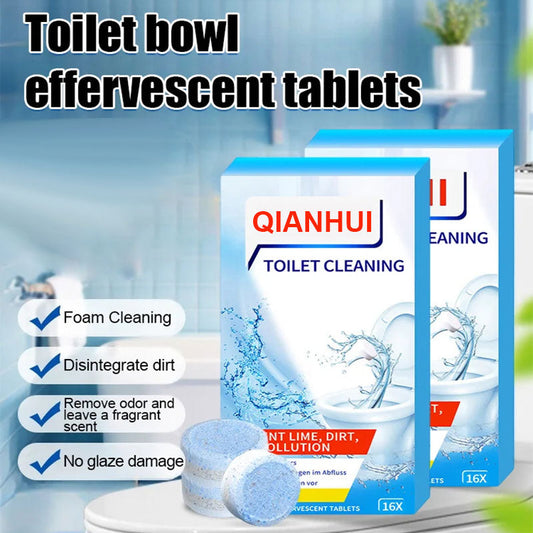 Tablete de curățare pentru vasul de toaletă cu aromă de lămâie【🔥Cumpără 1, primești 1 gratuit】