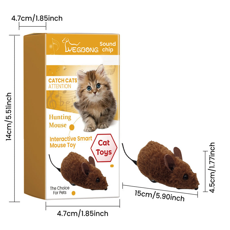 【🔥Kup 1 i otrzymaj 1 gratis】🐭Małe zabawki myszy dla kotów i psów